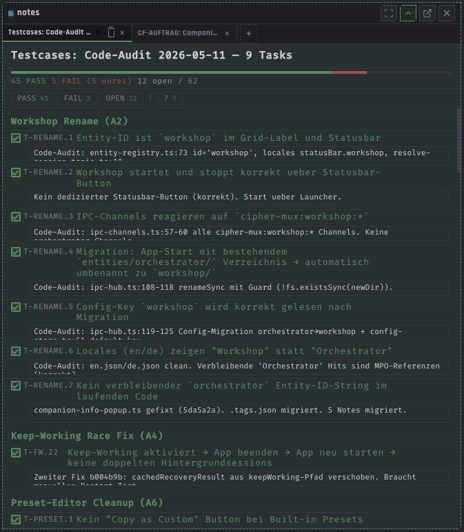Testcase-View